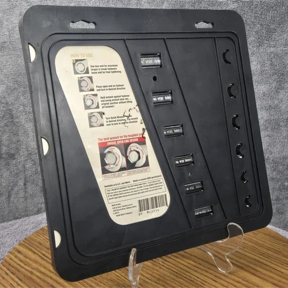 Vintage Craftsman 6 Pc Professional Quick Wrench Set SAE 42356 USA Made 5/8-5/16 - Picture 7 of 16